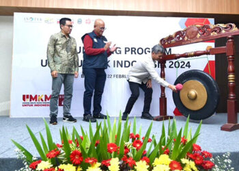 PT HM Sampoerna Tbk. (Sampoerna) kembali meluncurkan program UMKM Untuk Indonesia (UUI) untuk Transformasi Digital 2024, Kamis (22/2/2024). Foto: Dok. Sampoerna
