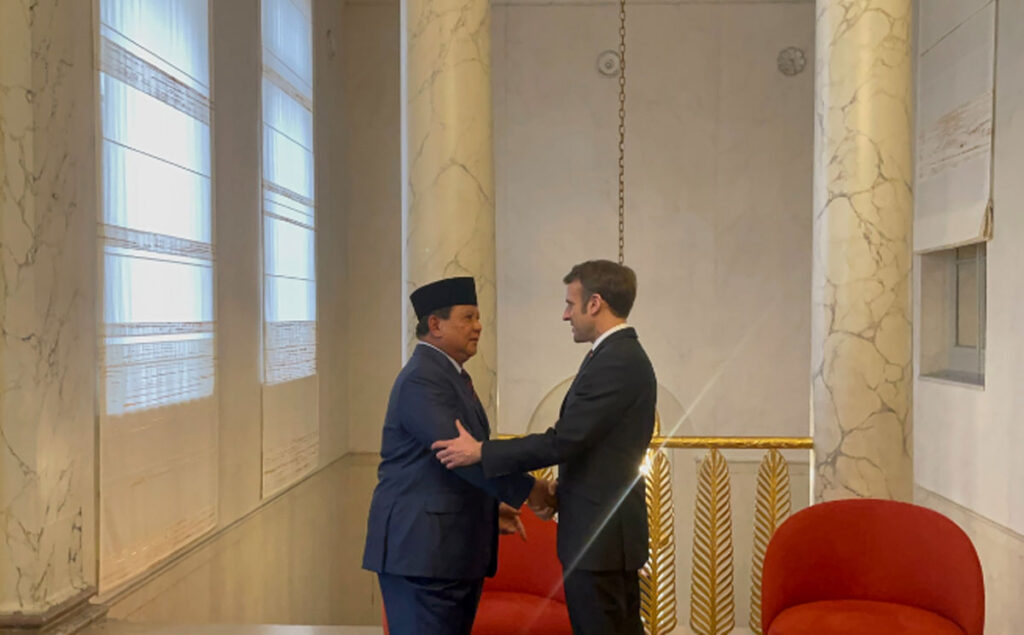 Prabowo-Emmanuel-Macron