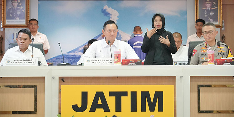 Ungkap Kejahatan Pertanahan di Jatim, Menteri ATR/Kepala BPN: Mafia Tanah Merugikan Rakyat - ahy 5 - www.indopos.co.id