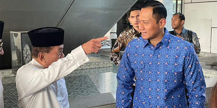 Ketua Umum Partai Demokrat Agus Harimurti Yudhoyono (AHY) saat acara Buka Puasa Bersama di Jakarta, Sabtu (23/3/2024). Foto: Ist