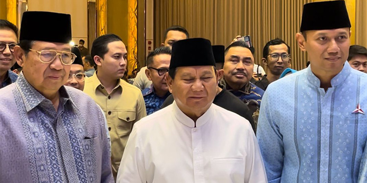 AHY Ungkap Diminta Prabowo Menyiapkan Kader untuk Duduk di Kursi Kabinet - ahy prabowo sby - www.indopos.co.id