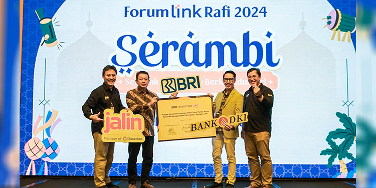 Bank DKI melakukan kerja sama dengan PT Jalin Pembayaran Nusantara (Jalin), di Jakarta pada Kamis (28/3/2024). Foto: Bank DKI