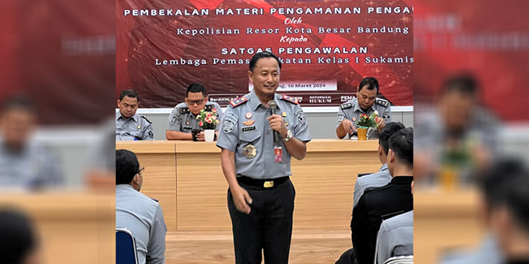 Tingkatkan Kemampuan Personel, Lapas Sukamiskin dan Polrestabes Bandung Gelar Pelatihan Pengawalan - lapas - www.indopos.co.id