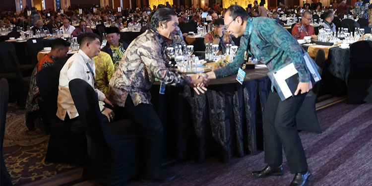Pj Gubernur Banten Al Muktabar hadiri Rapat Koordinasi Nasional (Rakornas) Ibu Kota Nusantara (IKN). (Humas Pemprov Banten)