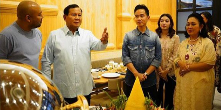 Pasangan calon presiden dan wakil presiden terpilih Prabowo Subianto - Gibran Rakabuming Raka. (Instagram/@prabowo)