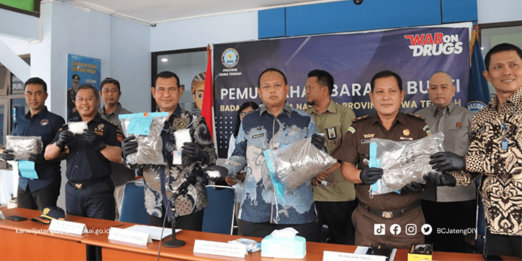 Sinergi Bea Cukai dan BNN Tekan Peredaran Gelap Narkotika di Wilayah Jawa Tengah - bc 9 - www.indopos.co.id