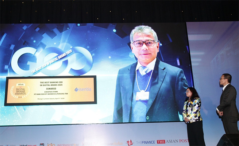 Dirut BRI Sunarso Dinobatkan The Best CEO in Digital Brand, BRI Borong 12 Penghargaan 13th Infobank-Isentia Digital Brand Recognition 2024 - bri A - www.indopos.co.id