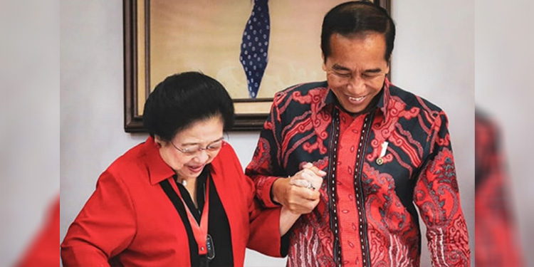Momen pertemuan Megawati dan Jokowi beberapa waktu lalu. (Ist)