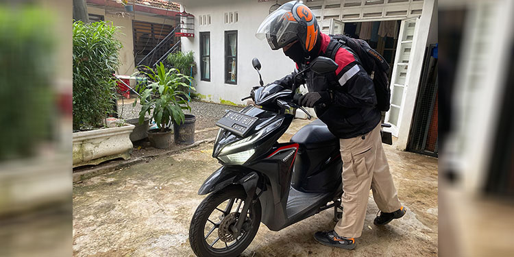 Para Pemudik Sepeda Motor Dilarang Bawa Anak-anak Dan Barang Berlebih ...