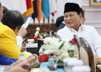 Presiden Terpilih Prabowo Subianto di Gedung KPU, Jakarta. Foto: Instagram/@prabowo