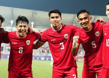 Para penggawa Timnas Indonesia U-23 dalam ajang Piala Asia U-23 di Qatar. Foto: Dok PSSI