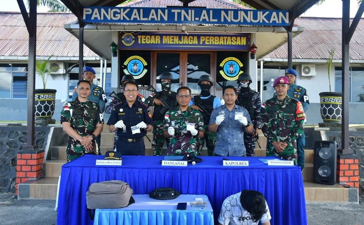 Tni Al Gagalkan Penyelundupan Narkoba Jenis Sabu Asal Malaysia Di