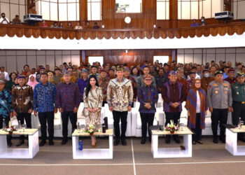 Menteri ATR/Kepala BPN, Agus Harimurti Yudhoyono meluncurkan Implementasi Layanan Elektronik se-Provinsi Bali, Selasa (21/5/2024). Foto: Dok. Kementerian ATR/BPN