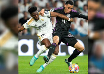 Laga Real Madrid vs Bayern Munchen pada leg kedua semifinal Liga Champions 2023-2024. Foto: Instagram/@fcbayern