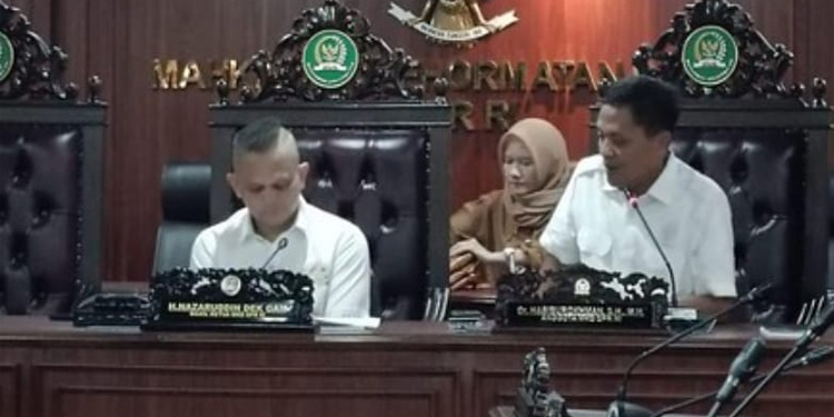 Wakil Ketua Mahkamah Kehormatan Dewan (MKD) DPR RI, Nazarudin Dek Gam di ruang MKD DPR RI, Komplek Parlemen, Jakarta, Senin (6/5/2024). Foto: ist